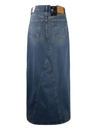 Levi's Icon Denim Skirt In Blue