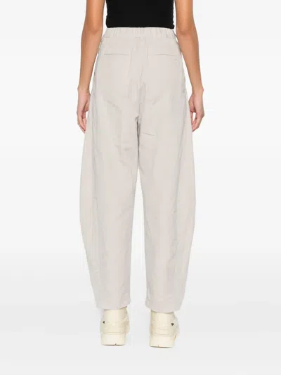 拼接松紧裤腰长裤