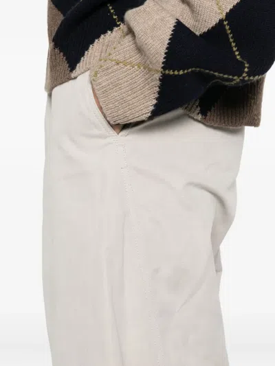 拼接松紧裤腰长裤