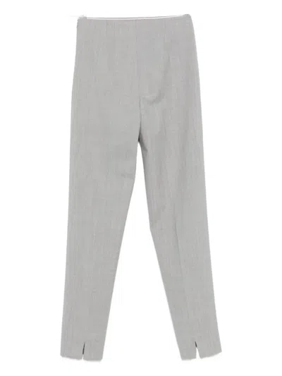 Pt Torino Tailored Light Grey Trousers In Gray