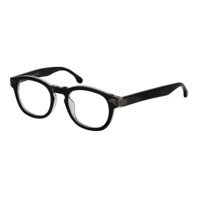Lozza Black Unisex Optical Frames In Transparent