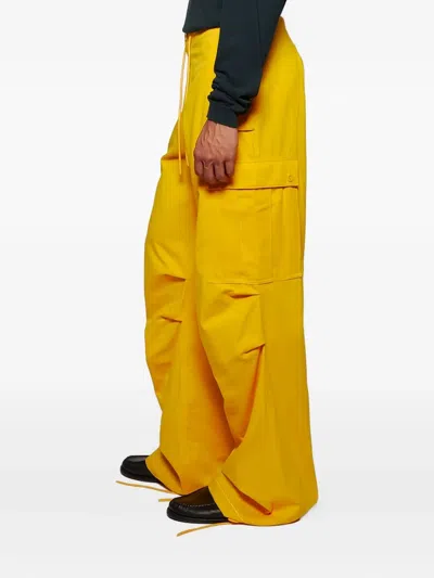 Gallery Dept. Theo Drawstring Cargo Pants In Yellow