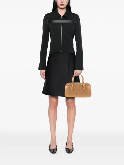 Pre-owned Louis Vuitton 2004 Monogram Mat Shelton Handbag In Gold