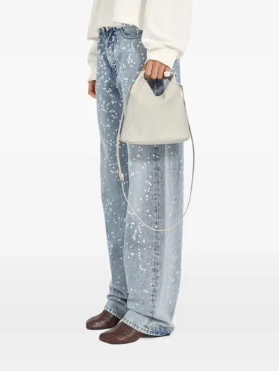 Mm6 Maison Margiela Japanese Crossbody Bag Buttercream In White