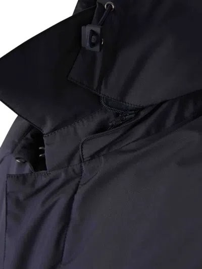 Herno Long Parka In 2-layer Windstopper In Blue