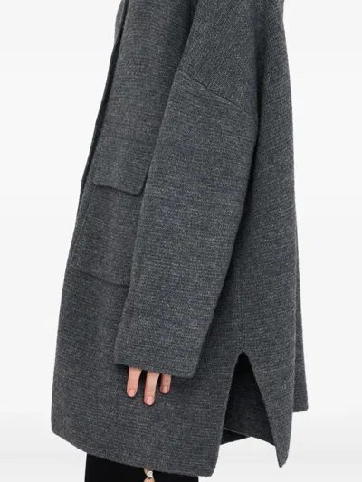 Liu •jo Wool Coat In Gray