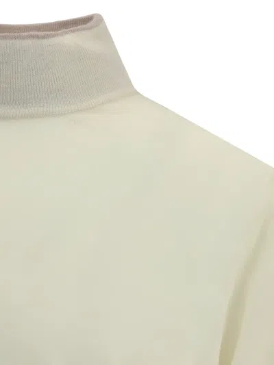 Cruna Mock-neck Long-sleeved Sweater In Neutral