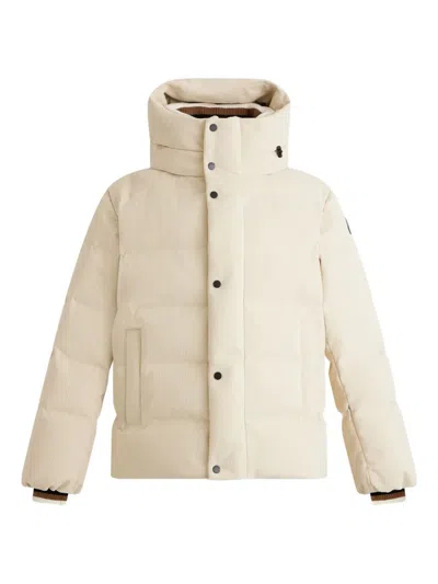 Fusalp Velvet Puffer Jacket Atila In Neutral