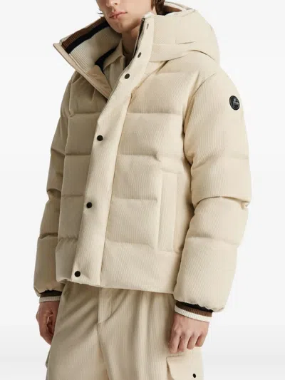 Fusalp Velvet Puffer Jacket Atila In Neutral