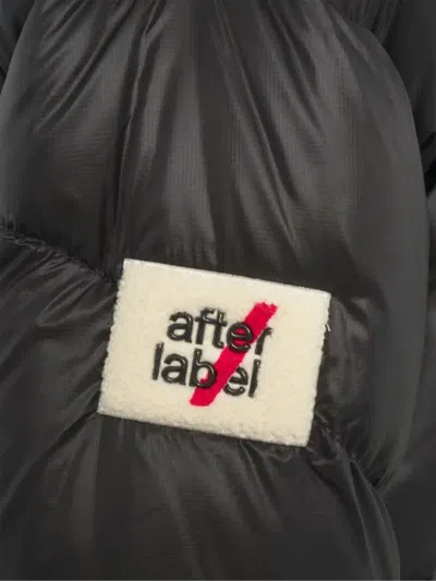 After Label Cropped Quilted Down Jacket In Black