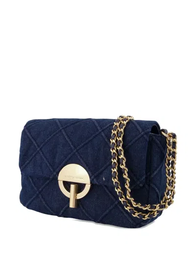 MOON 绗缝搭链带中号单肩包