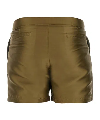 Vivienne Westwood Orb-embroidered Bermuda Shorts In Green