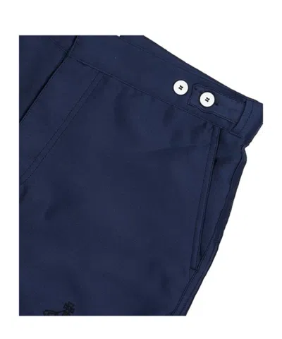 Vivienne Westwood Orb Logo Swimming Trunks In Blue