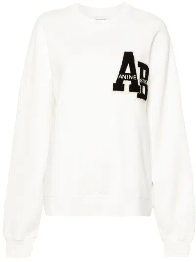 Anine Bing Miles Oversized Sweatshirt Letterman In Multi