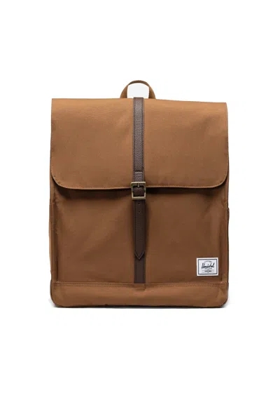 Herschel Unisex City Backpack Rubber Backpack In Brown