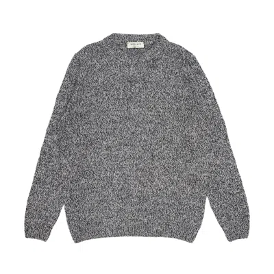 Wool-co Maglia Paricollo Mouline In Blue