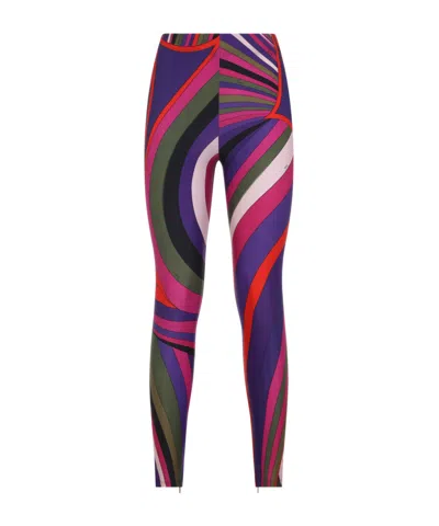 Pucci Stretch Fit Leggings For Active Lifestyle In Multi