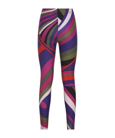 Pucci Stretch Fit Leggings For Active Lifestyle In Multi