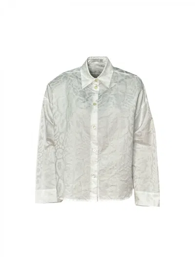 Douuod Shirt Woman  Basil In White