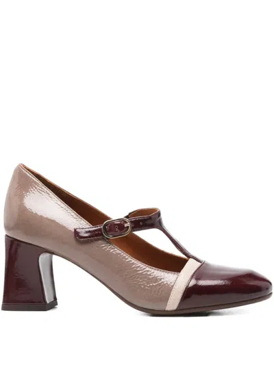 Chie Mihara 65mm Felinor T-bar Block-heel Pumps In Gray