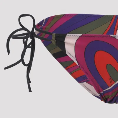 Pucci Abstract-print Tie-side Bikini Bottoms In Multi