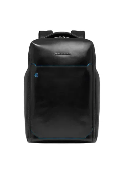 Piquadro Pc Backpack 14 To 2 Compartments In Black
