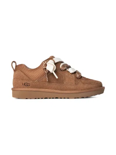 Ugg-kids Sneakers Ugg Lo Lowmel In Brown