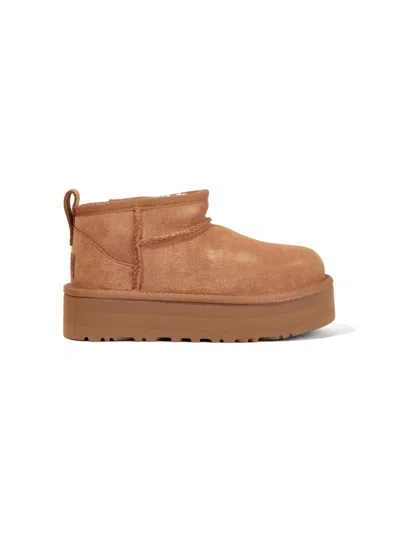 Ugg-kids Ugg Ultra Mini Platformer In Brown