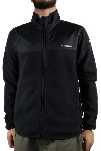 Napapijri - 0411 Fleece Jacket Black Np0a4fp8 In Black