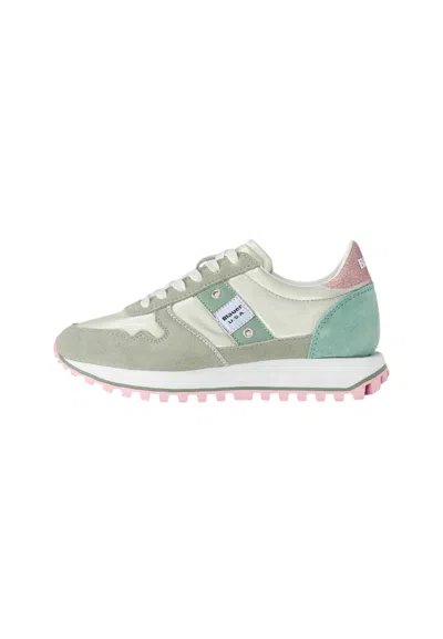 Blauer Green Polyester Women Sneaker In Green