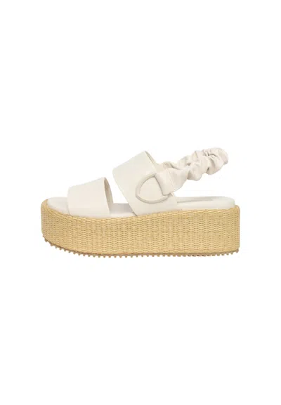 Blauer 50mm Round-toe Platform Sandals In White