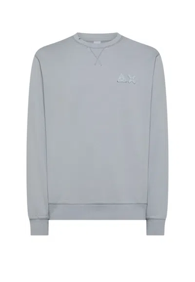 Sun 68 Men's Sweatshirt Sun68 F35121 Light Grey In Gray