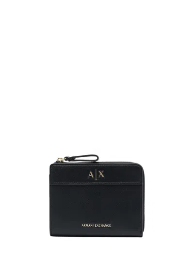 Armani Exchange Wallets In Black