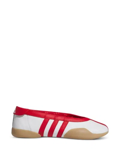 Adidas Originals Taekwondo Mei Flat Shoes White In Red