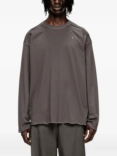 Diesel Cotton T-shirt In Gray