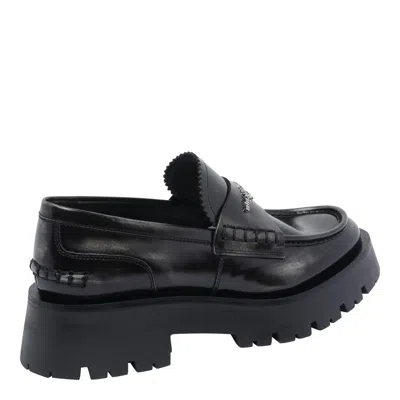 Alexander Wang Mocassini Carter In Pelle With Medium Tacco In Black