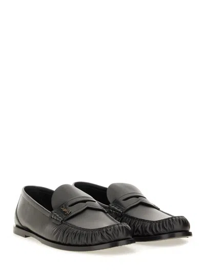 Saint Laurent Moccasin "laurent" In Black