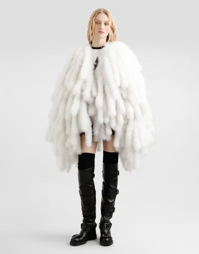 Dolce & Gabbana Jersey Sleeveless T-shirt With Print In White