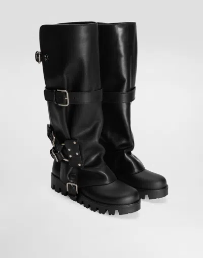 Dolce & Gabbana Dolce&gabbana Women Buckle Boots In Black