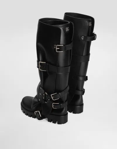 Dolce & Gabbana Dolce&gabbana Women Buckle Boots In Black