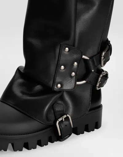 Dolce & Gabbana Dolce&gabbana Women Buckle Boots In Black