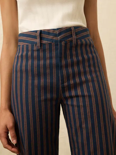 Faherty Twill Tide Slim Straight Pants In Multi