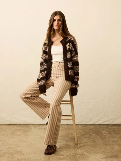 Faherty Twill Tide Slim Straight Pants In Neutral