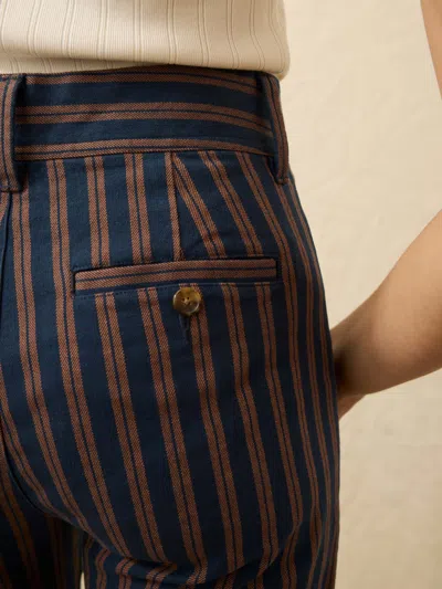 Faherty Twill Tide Slim Straight Pants In Multi