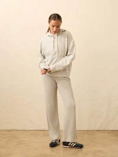 Faherty High Standard Fleece Hoodie In Neutral