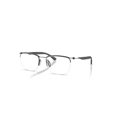 Ray Ban Eyeglasses Unisex Rb7552 Optics - Black Frame Clear Lenses Polarized 54-19 In Black
