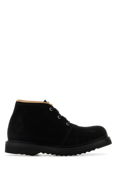 Our Legacy Black Suede Chukka Ankle Boots
