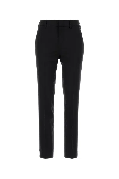 Pt Torino Stretch Wool Trousers Featuring Front Crease In Multi