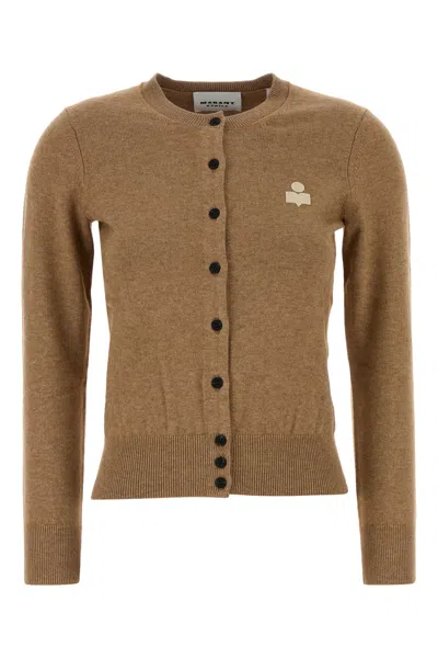 Isabel Marant Étoile Isabel Marant Etoile Camel Cotton Blend Mona Cardigan In Brown
