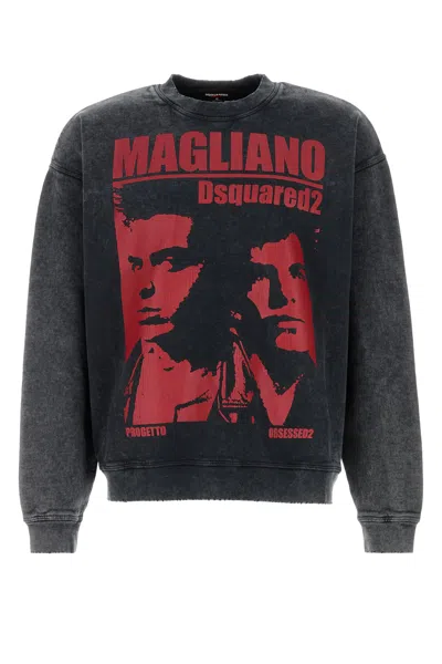 Dsquared2 Dsquared Slated Cotton Dsquared X Magliano Sweatshirt In Multi